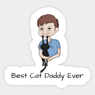 Best Cat Daddy Ever Sticker